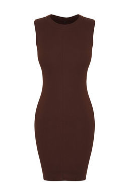 TRENDYOLMILLA Bej Mini Triko Bolero-Elbise Tak?m TWOAW25EL00056  фото 23