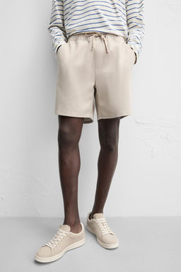 TEXTURED COMFORT BERMUDA SHORTS - Zara фото 15