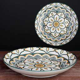 Блюдо круглое глубокое 25 см / ZY019 /уп 36/ - Галеонтрейд фото 5