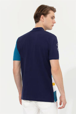 U. S. Polo Assn Мужская темно-синяя футболка с воротником-поло - U.s. polo assn фото 12