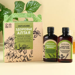 Набор Здоровье Алтая: природные бальзамы, 2 шт. х 250 мл.