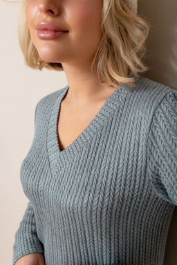 Платье А-346 зеленый гранит - Took a look фото 3