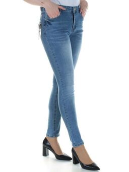 2027 Джинсы женские зауженные LIU NIU