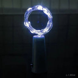 Гирлянда пробка с питанием от солнечных элементов 1,8 м / FN-907 /уп 250/ - Галеонтрейд фото 3