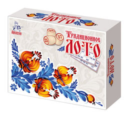 Лото "Русское. Традиционное" в коробке (05928) "Десятое королевство"