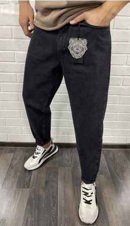 Джинсы бананы мужские