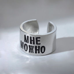 Кольцо с надписью «Мне можно», цвет серебро, безразмерное