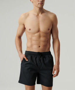 ATLANTIC KMB-226 Шорты мужские пляжные 4Way Stretch Texture черный  фото 3