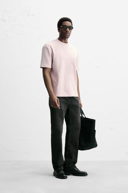 BASIC REGULAR FIT T-SHIRT - Zara фото 29