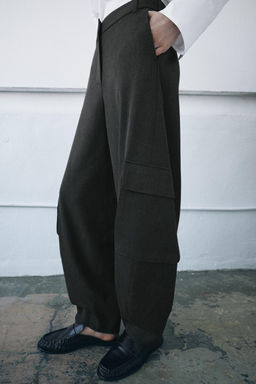 ZW COLLECTION CARGO TROUSERS - Zara фото 10