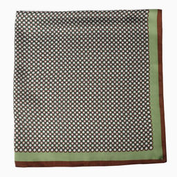 Платок женский MINAKU, размер 70×70 см, зелёный
