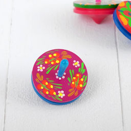 Волчок двойной большой «Расписной», МИКС