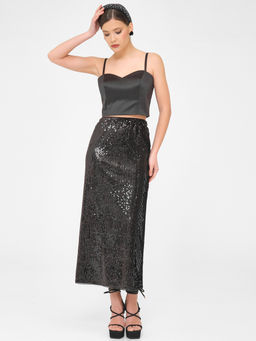 Юбка с пайетками Новый год