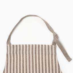 Фартук Доляна Полоса цв.коричневый 62*76 см, 50%п/э 50% хл  фото 2