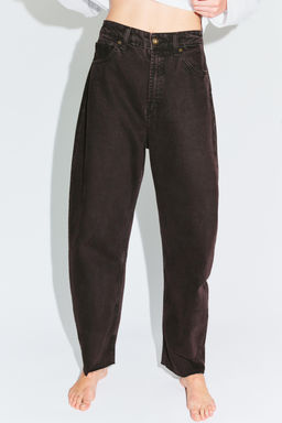 TRF BARREL HIGH-WAIST JEANS - Zara фото 11