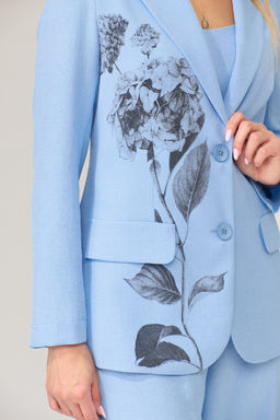 Костюм из жакета, топа и брюк. - Gizart фото 7