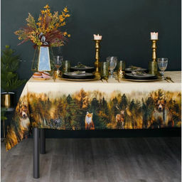 Скатерть Этель: Лес, 110 150 см, хлопок 100 %, саржа, 190 г/м