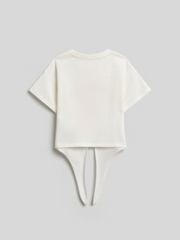 ACOOLA / Футболка детская для девочек Egina молочный  фото 2