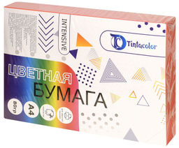Бумага цветная д/печати Tintacolor А4 80 г/м2 500 л. интенсив красный