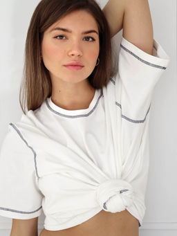 MY Футболка жен. over fit plus ФБ030  фото 4