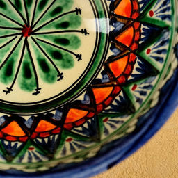 Бульонница узбекская Риштанская Керамика «Узоры», 600 мл, d=15.5 см, МИКС