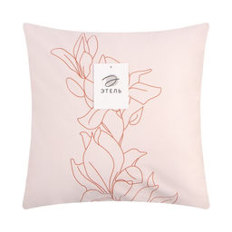 Наволочка декоративная Этель Charm беж 40 х 40 см, полиэстер  фото 6