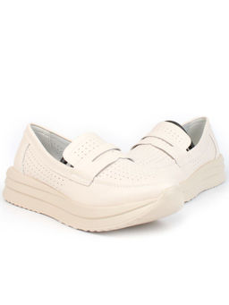 03-SD4-1D BEIGE Полуботинки женские (натуральная кожа) - Фабричный китай фото 12