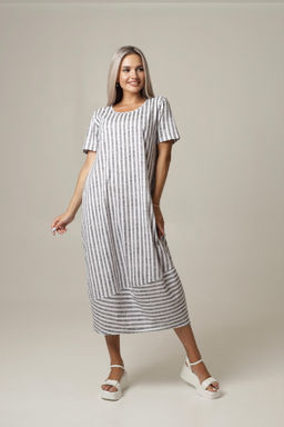 Платье женское П-168 (кулирка) Хаки - Elenatex фото 6