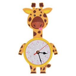 Набор творческая мастерская Часы "Жирафик" 20*22 см.