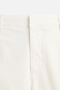 COTTON-HEMP CHINO TROUSERS - Zara фото 8