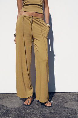 FADED HEAVY COTTON TROUSERS - Zara фото 2