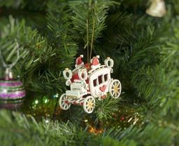 Новогоднее украшение интерьера: Карета крытая 3020 Heart Santa