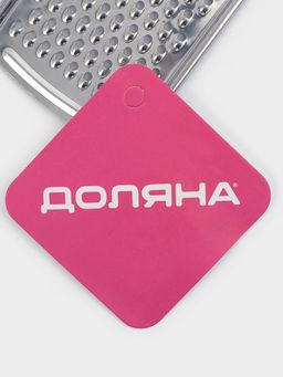 Цена за 3 шт. Тёрка для сыра мелкая Доляна «Помощник», 21×5.5 см, с ручкой, нержавеющая сталь, серебристая
