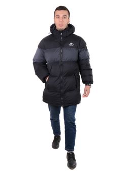 Куртка мужская зимняя 8285, серый-черный