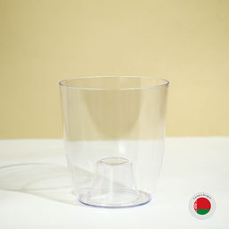 Горшок для орхидей, 2 л, 14,8 × 16,2 см, круглый, пластик, прозрачный