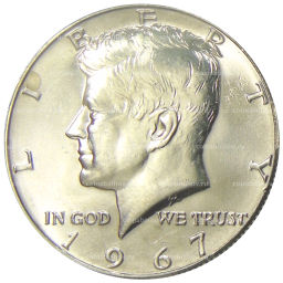 1/2 доллара (50 центов) 1967 года США