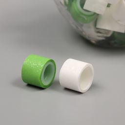Клейкая лента пластик в банке «Белый и зелёный», набор 40 шт., 1.2 см, дл. 0.9 м, 7×7×9 см