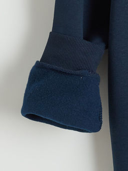 Real Madrid Bask?l? Erkek ?ocuk Kal?n Sweatshirt