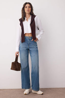 Mavi Yuksek Bel Wide Leg Genis Paca Jeans TWOAW26JE00145