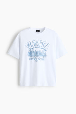 Camiseta con motivo estampado Loose Fit - H&m фото 33