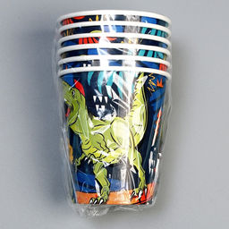 Стакан бумажный Джунгли, 250 мл, в наборе 6 шт. - Страна карнавалия фото 3