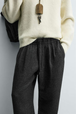 PLEATED TROUSERS WITH WOOL - Zara фото 4