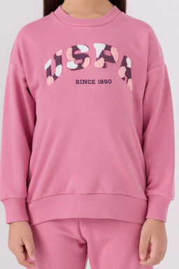 Розовый пижамный комплект для девочки Неожиданная скидка в корзине - U.s. polo assn фото 5