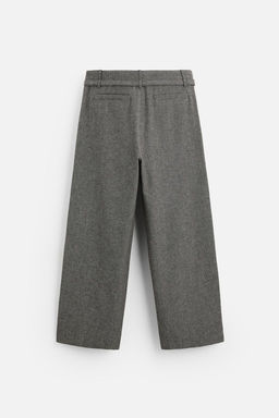 HERRINGBONE BELTED TROUSERS - Zara фото 7