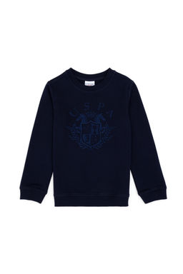 Темно-синий свитшот для мальчика Неожиданная скидка в корзине - U.s. polo assn фото 4