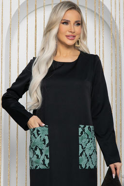 Платье Азиза (черное) П12212-25 - Lt collection фото 5