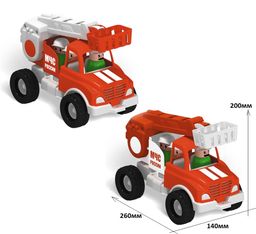 Автовышка "Пожарная" (01462, "Stellar") в сеточке 26*14*20см