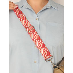 Плечевой ремень (стропа) ADEL-239/регулируемый, макс длина 150см, бриллиант красный 265941