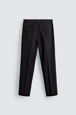 WOOL BLEND TUXEDO SUIT TROUSERS - Zara фото 8
