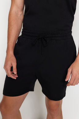 TRENDYOL MAN Siyah Regular Fit Orme Sortlu Pijama Tak?m? TMNSS23PT00038 - Trendyolmilla фото 8